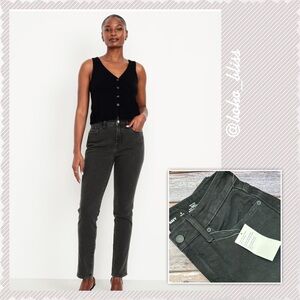 OLD NAVY | 6P OG Curvy Straight Black Denim Ankle Jeans NWT